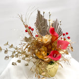 (Unavailable Feb 6 - 14th) CNY Golden Prosperity Blossoms Centrepieces - Small