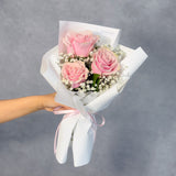 Romantic 3 Fresh Rose Bouquet