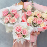 Romantic 3 Fresh Rose Bouquet