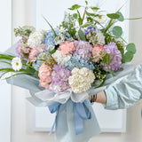 Fresh Hydrangea Mixed Flower Bouquet