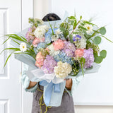 Fresh Hydrangea Mixed Flower Bouquet