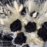 Midnight Lovers Black Preserved Rose Bouquet