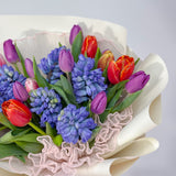 Designer's Choice Tulip & Hyacinth Fresh Flower Bouquet