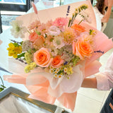 Peach Pink - Designer's Choice Fresh Bouquet